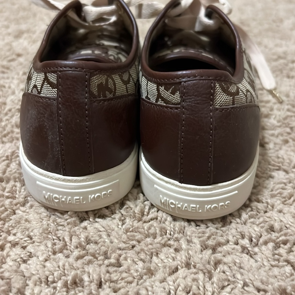 Michael Kors signature jacquard city sneakers 8.5 NWOB - Picture 2 of 5